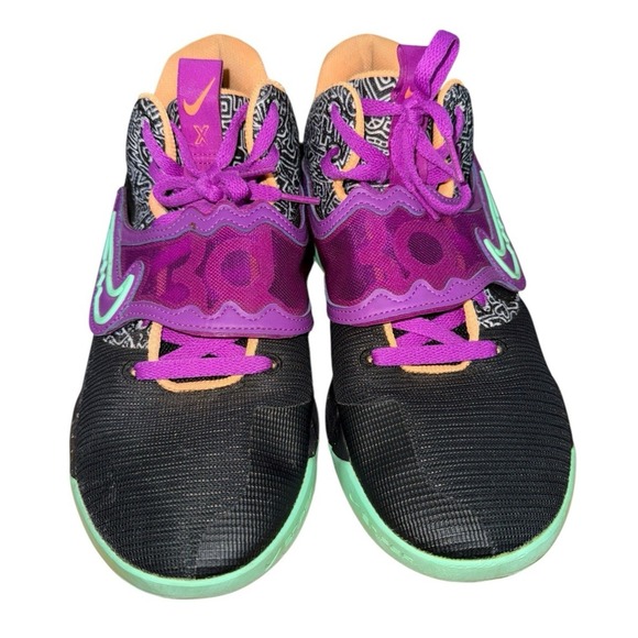 NIKE KD TREY 5X MENS 11.5 PRE-OWNED BLACK-VIVID PURPLE-PEACH CREAM Shoes Sneaker main image 10